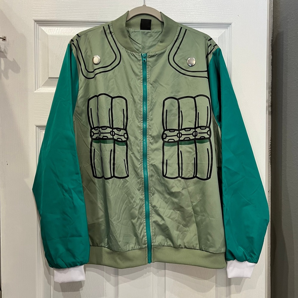 Naruto Shippuden Bomber Jacket Polyester Jonin Flak Vest Animecore Cosplay L